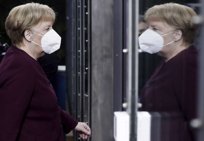 La chancelière allemande, Angela Merkel, arrive à un sommet européen à Bruxelles, le 16 octobre.