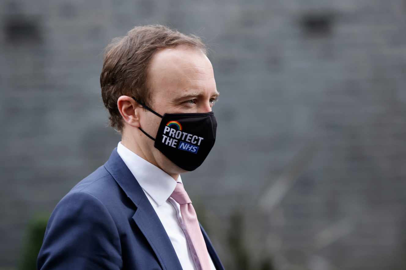 Le ministre de la santé britannique, Matt Hancock, le 16 décembre 2020.