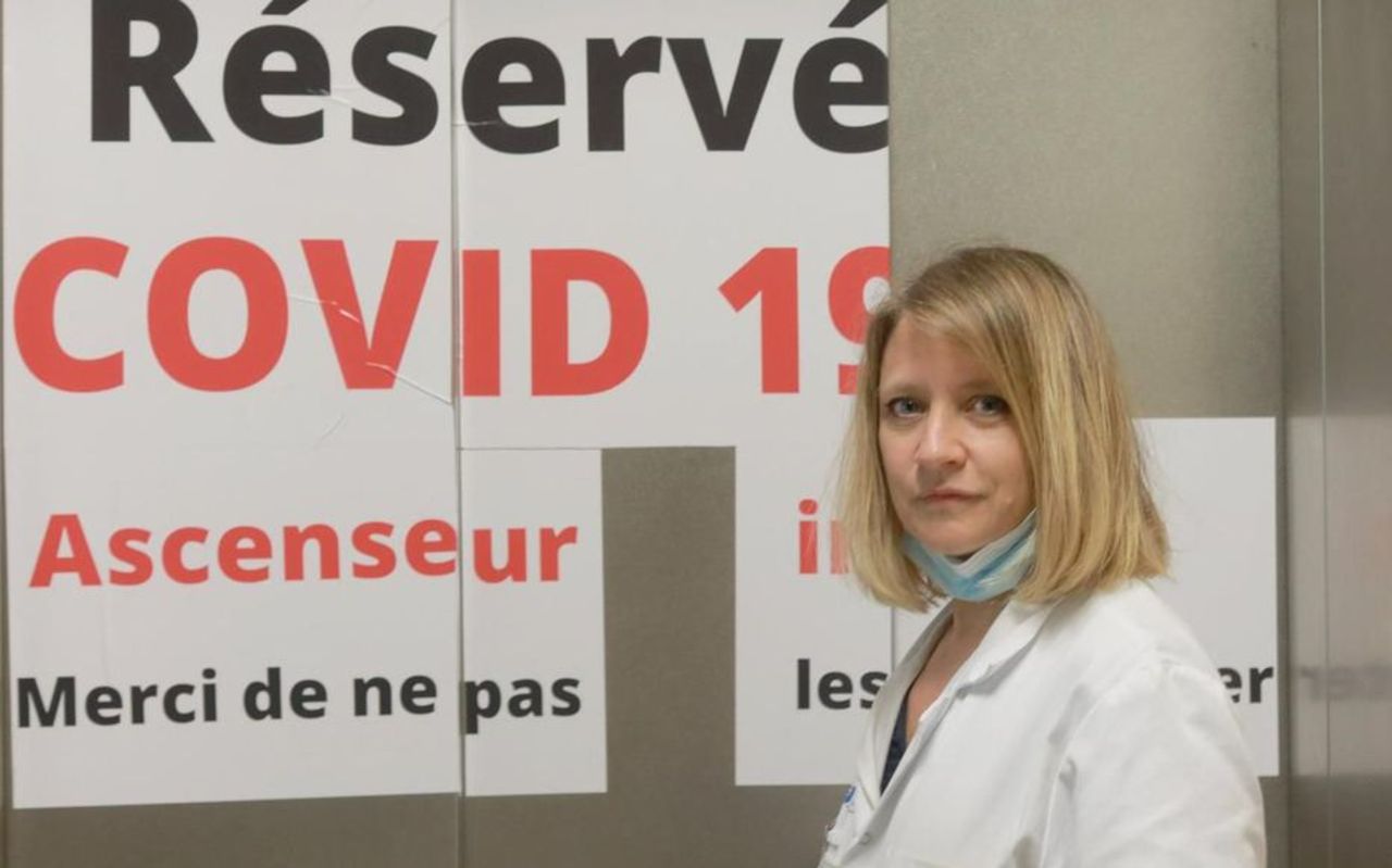 Karine Lacombe, cheffe du service d’infectiologie de Saint-Antoine, fait partie des pontes que la crise a mis en lumière. /LP/Philippe Lavieille