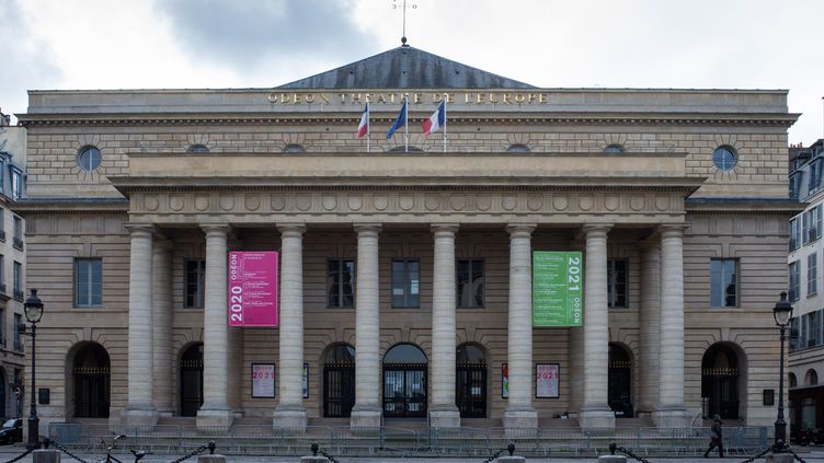 Le théâtre du Châtelet à Paris, le 1er janvier 2021 (RICCARDO MILANI / HANS LUCAS VIA AFP)