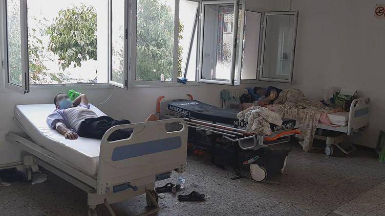 L’hôpital Abderrahmen Mami à Tunis manque de moyens pour affronter l'épidémie de Covid-19 qui frappe la Tunisie, le 29 juillet 2021. (BENJAMIN THUAU / RADIO FRANCE)
