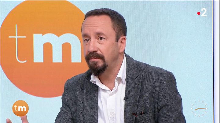 Jean-Michel Constantin sur le plateau de "Télématin", sur France 2, le 2 décembre 2021. (FRANCE 2 / FRANCE.TV)