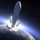 Vue d'artiste du futur lanceur européen Ariane 6, communiquée par Airbus Safran.